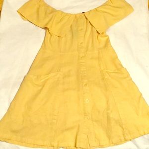 Off the shoulder dress